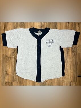 Vintage U.S. Air Force Baseball Jersey Tinker Air Force Base in Oklahoma Sz XL